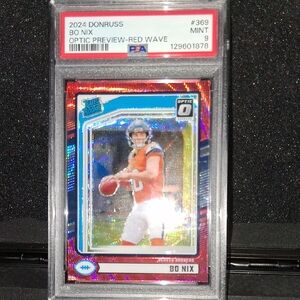 2024 Donruss Optic Preview Red Wave Card